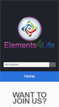 Mobile Screenshot of elements4life.com.au